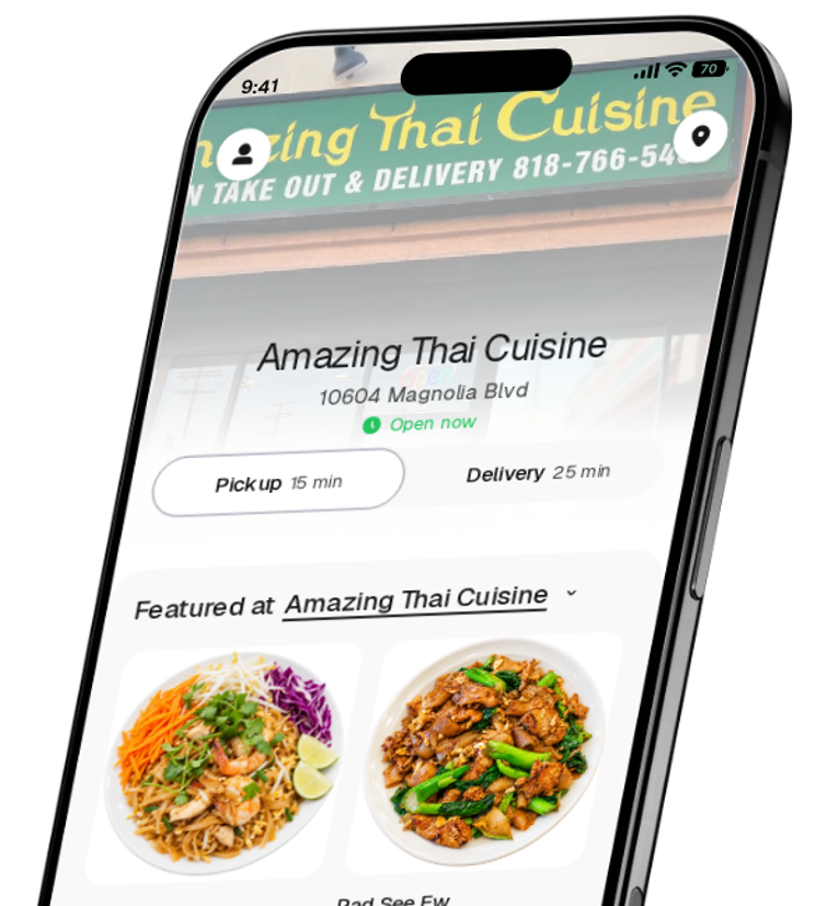 Amazing Thai Cuisine app preview