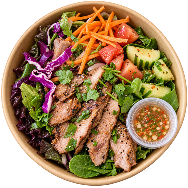 Thai Grilled Pork Salad.