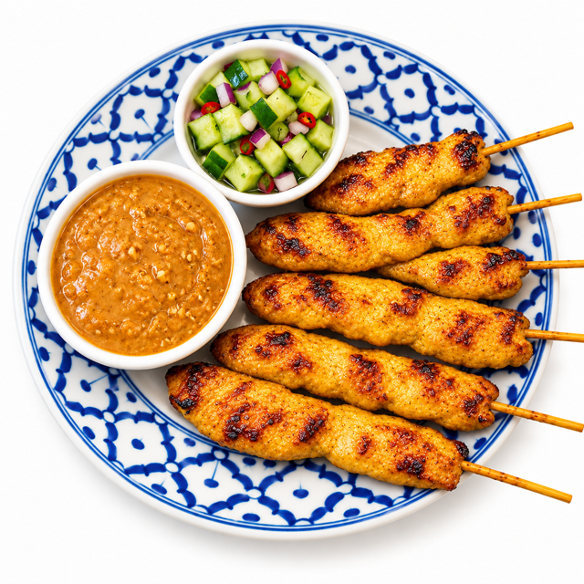 Chicken Satay (5 Sticks).