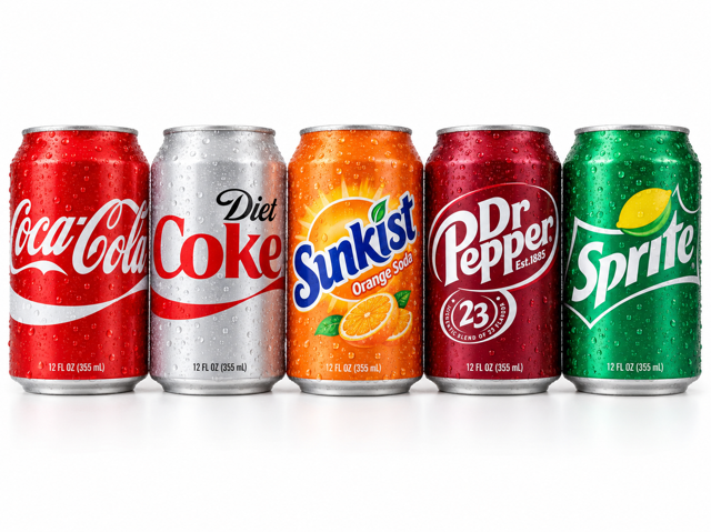 Soft Drinks (12 oz Can).