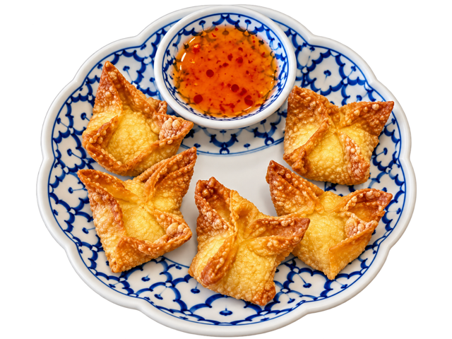 Crab Rangoon (5 Pieces).