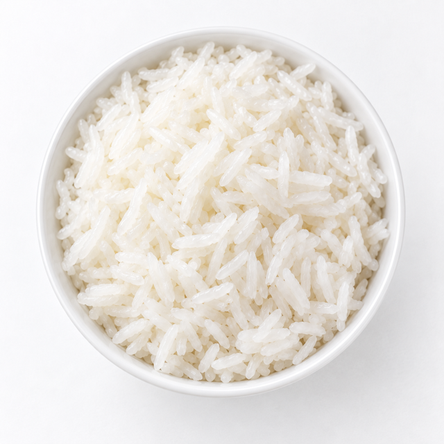 Steamed Rice.