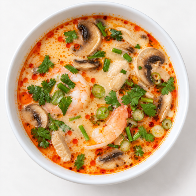 Tom Kha Soup (Coconut).