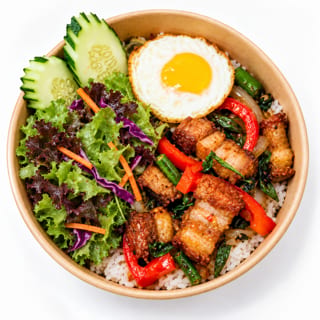 Spicy Basil Crispy Pork Belly